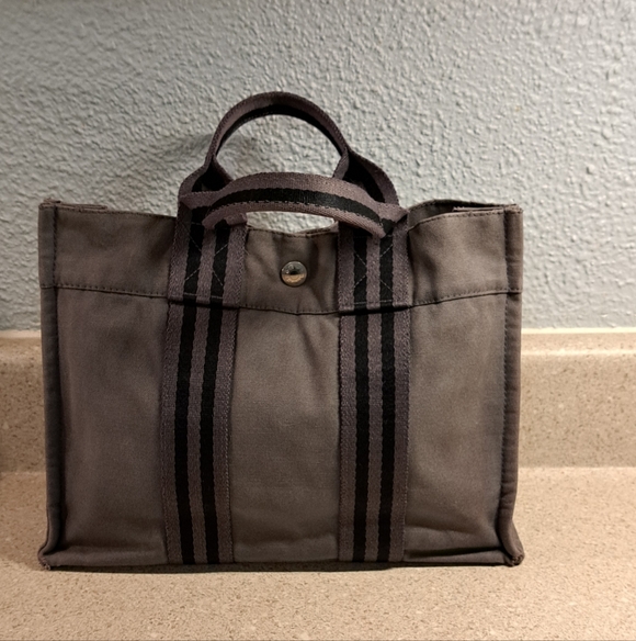 Hermes Handbags - Hermes  Canvas Tote Bag